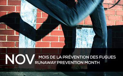 November is Runaway Prevention Month